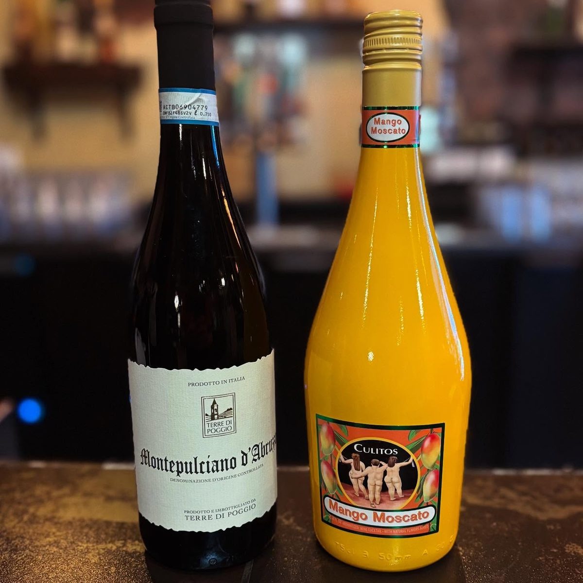 Italian wines and sparkling pours
